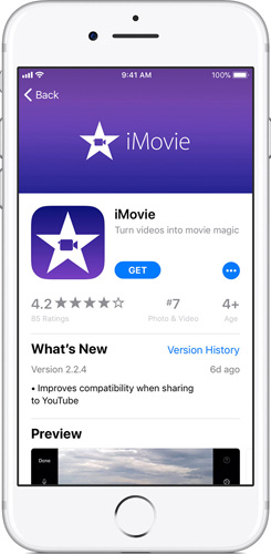 how to get imovie to not crop video on iphone