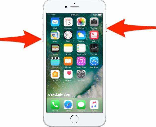 force restart iphone 7