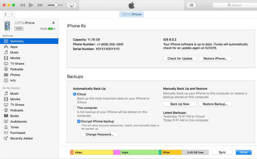 use itunes to restore iphone