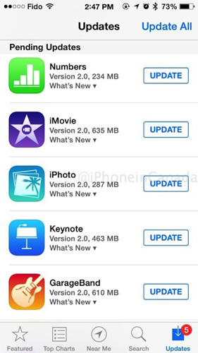 imovie app update