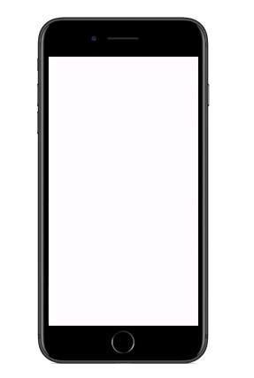 iphone white screen