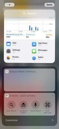 ios google widget