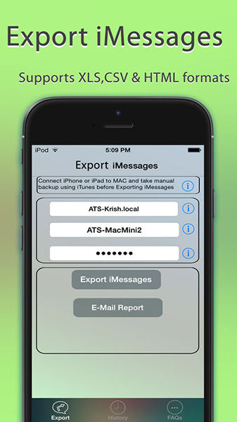 Download text messages to computer from iphone