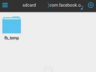  fb temp folder