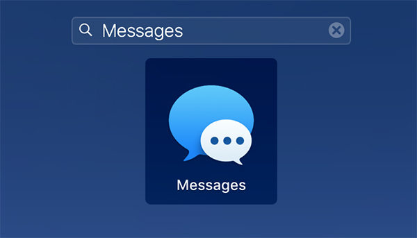 launch messages mac