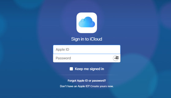 log into icloud