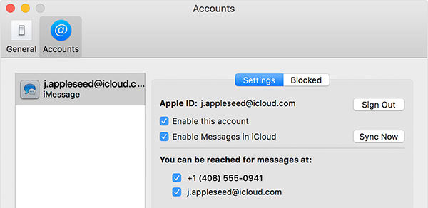 add text messages to mac