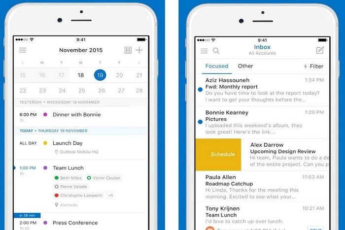 import calendar to outlook on iphone