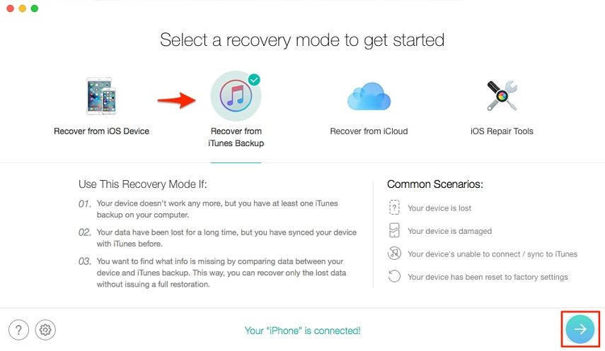 phone rescue ios data recovery software