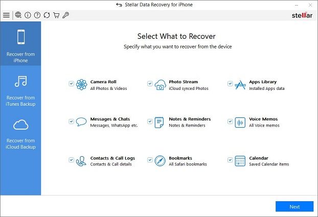 iPhone photo recovery app