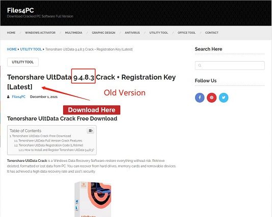 ultdata for android registration key