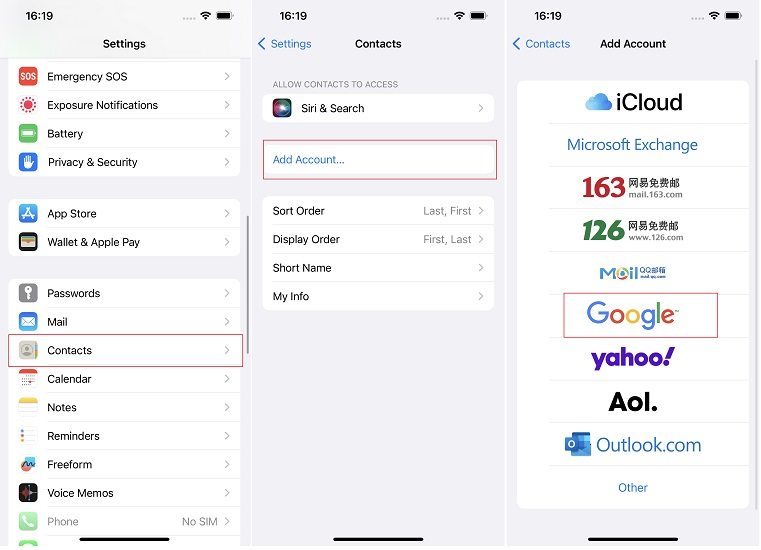 fix move to ios did not transfer contacts
