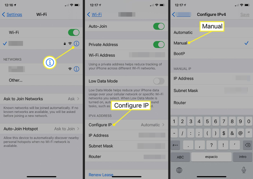 instagramda yorum yapma sorunu-iphone'da ip adresini değiştirme