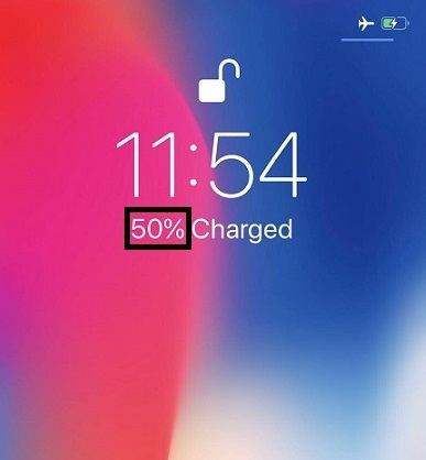 How to Set/View iPhone X Battery Percentage