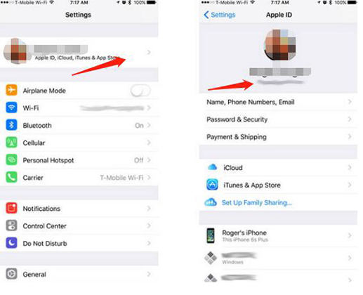 check icloud account if contacts didn't transfer to new iphone