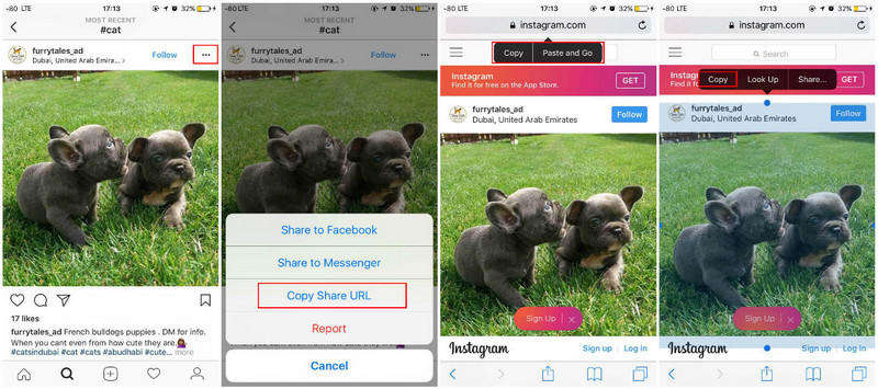 keep instagram photo in iphone