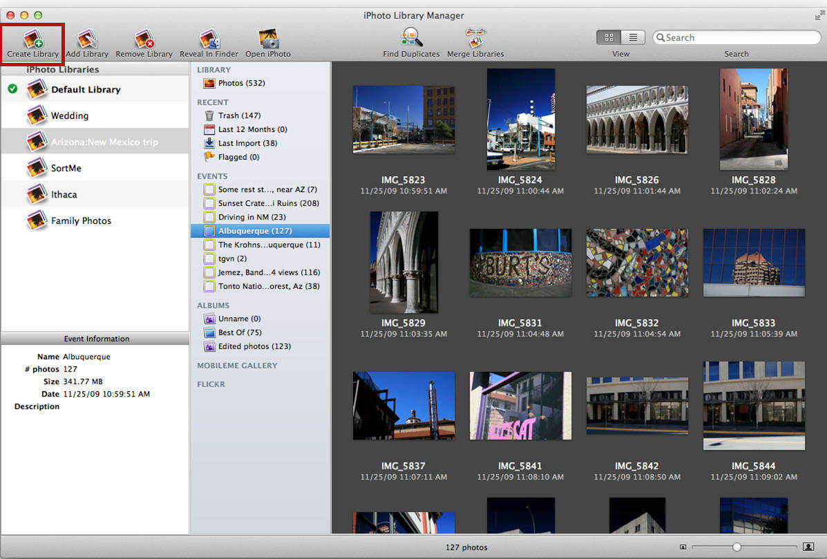 iphoto library manager error -5000