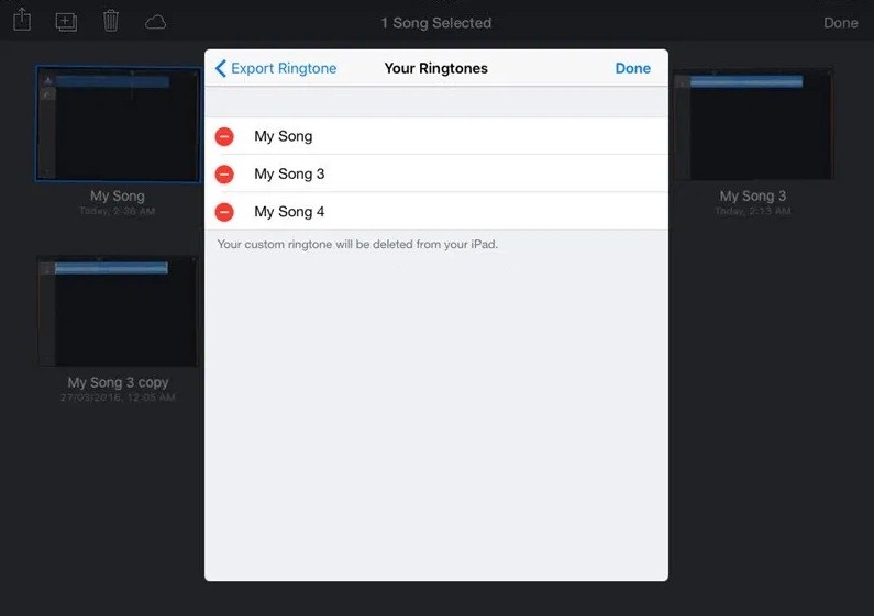 delete ringtons from itunes library