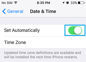 enable set automatically