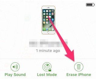 erase iphone using icloud for iphone 6s passcode unlock