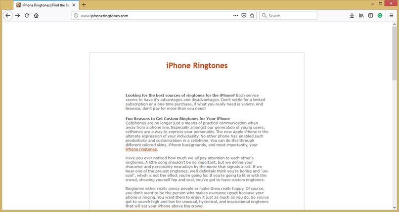  iphone ringtones main page