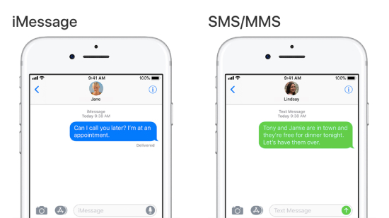 imessage sent as text message am i blocked
