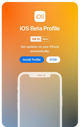 ios 15.1 beta profile download free