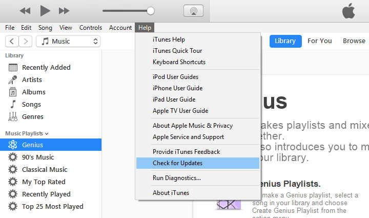 itunes updates