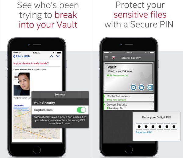 mcafee mobile security unlock pin bypass