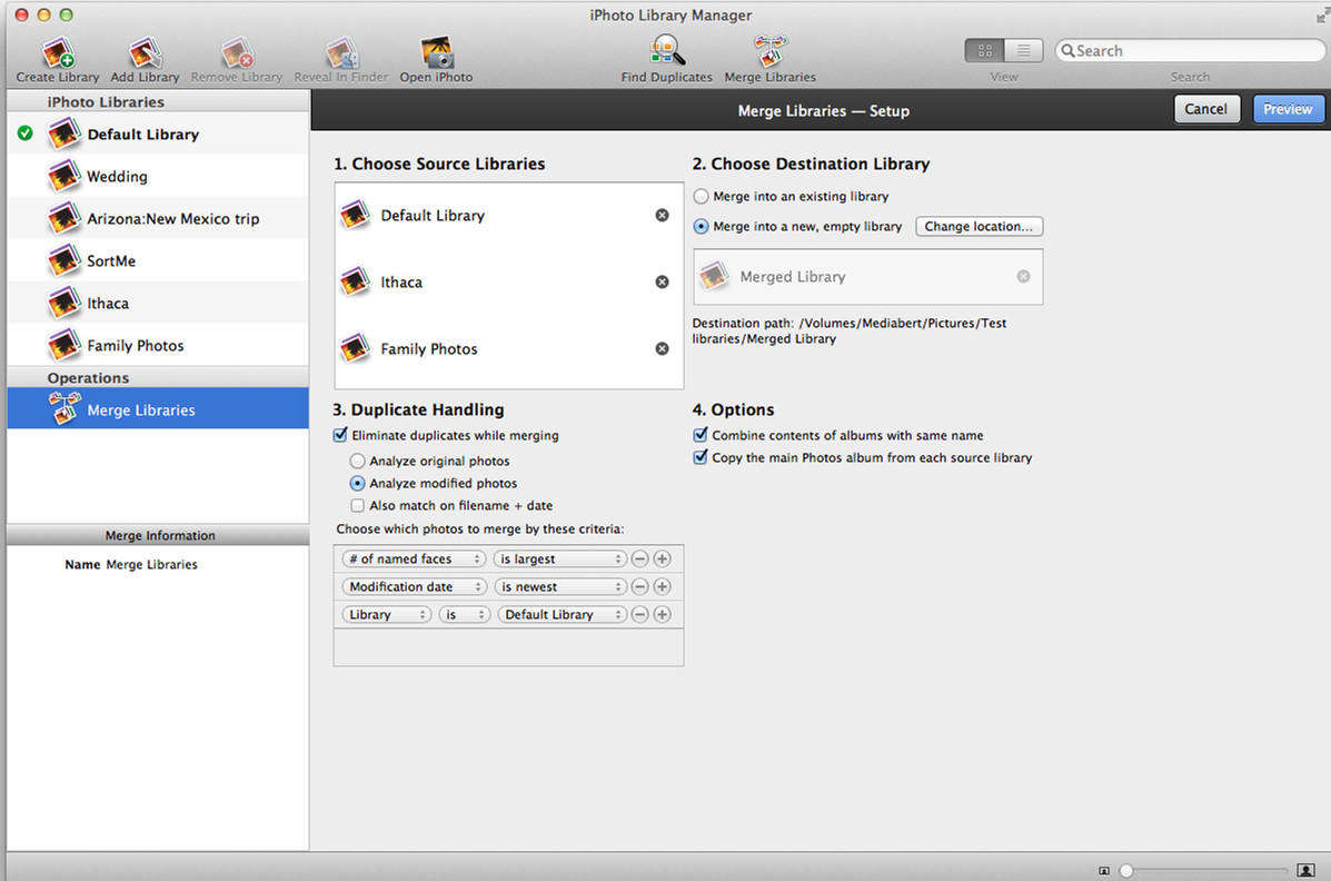 iphoto library manager remove duplicates