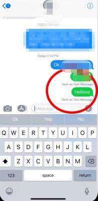 Imessages are green instead of blue