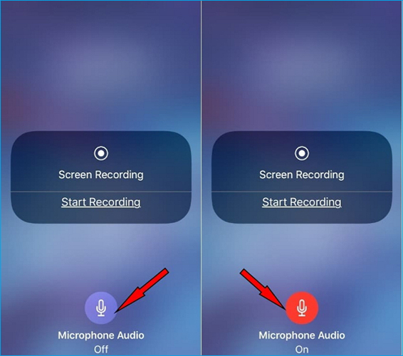 iphone screen recording no sound