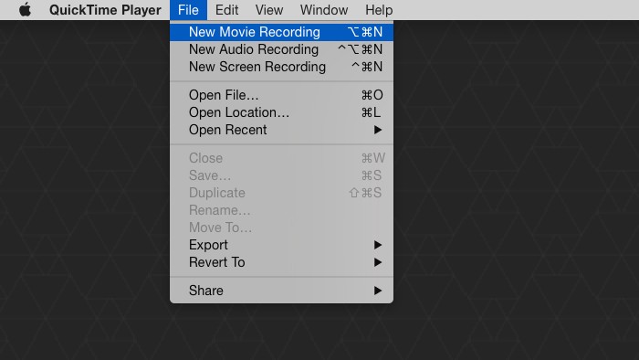 new recording quicktime mac