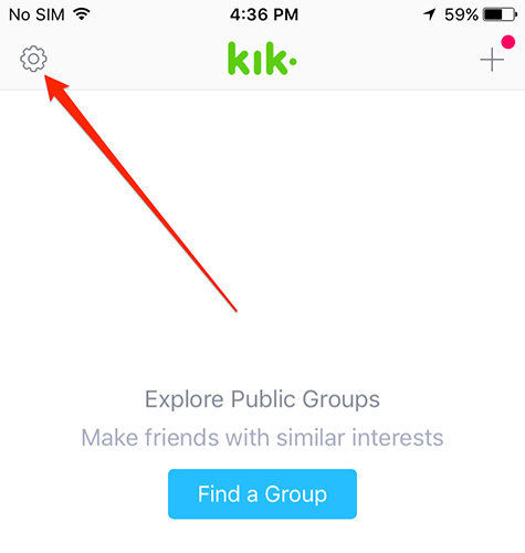 open settings