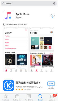 music app