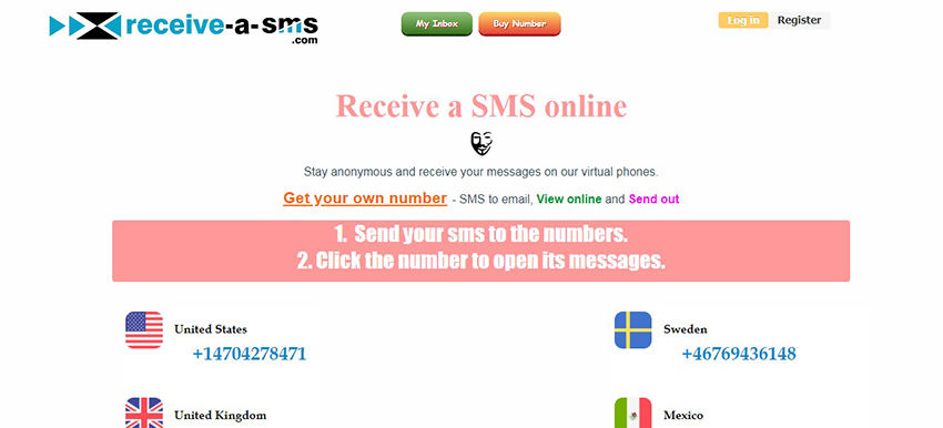 Top 16 Free Sites to Receive SMS Online Without your Real ...