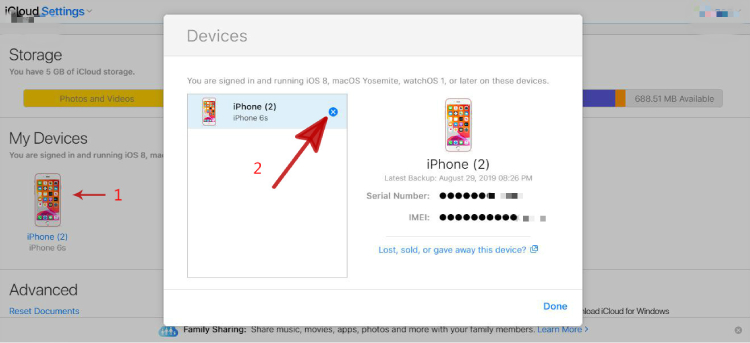 remove device to get around find my iphone