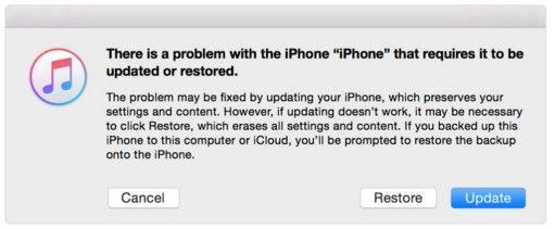 iphone locked due to wrong password - restore with itunes