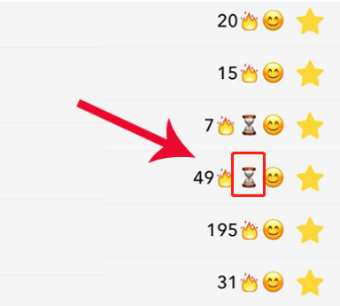 snapchat streak lost-snapstreak hourglass