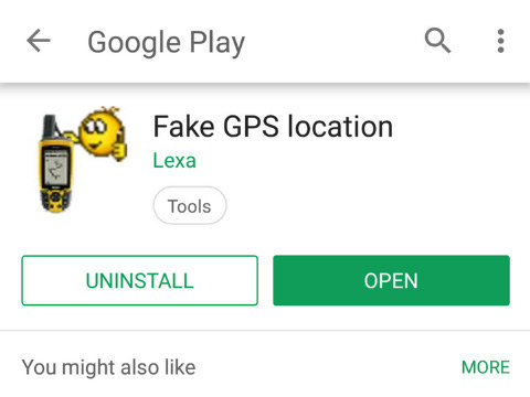 fake gps app logo
