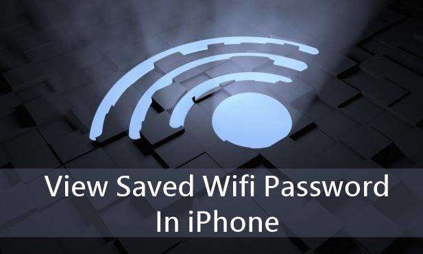 view wifi password