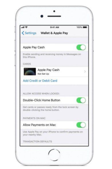 Wallet и apple pay нет в настройках