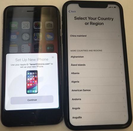 continue on old iphone to proceed