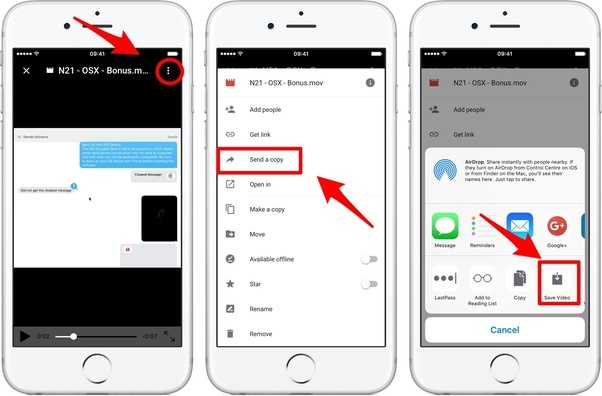 How To Download A Google Drive Video To IPhone