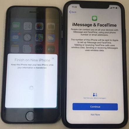 transfer data to new iPhone