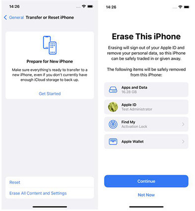 how to reset passcode on iphone without restore