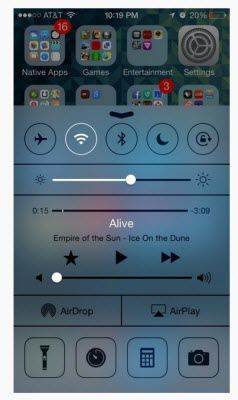 new features of ios 7