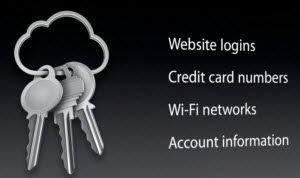 how to use icloud keychain