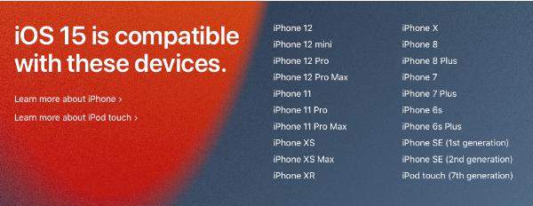 ios 15.7 compatible devices