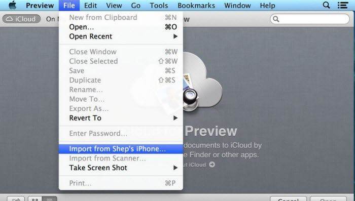 copy photos from iphone to mac